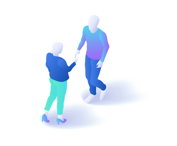 信頼と継続の関係 イメージ